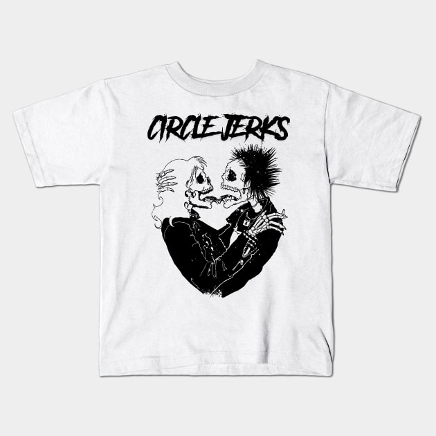 Circle Jerks Kids T-Shirt by Yamalube olinya 